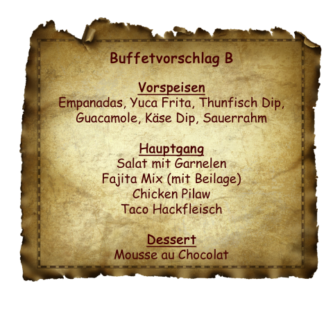 Buffetvorschlag B